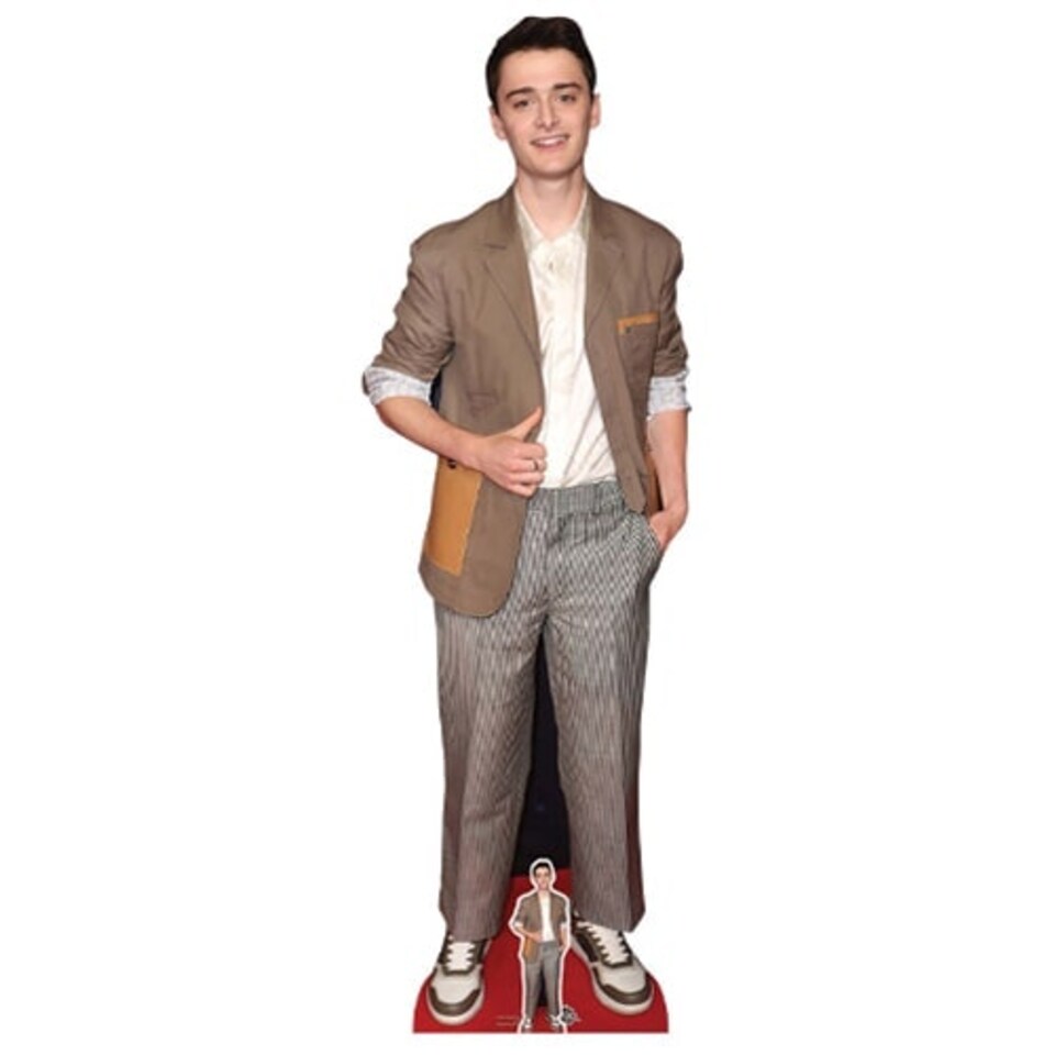 Noah Schnapp Brown Suit Lifesize Cardboard Cutout 176cm