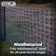 image 4 of Heavy Duty Blue Safety Barrier Mesh Fencing 1mtr x 25mtr | Blue | 1