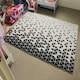 image 4 of Geometric Triangles (Rug) Black | XL: 160x230cm