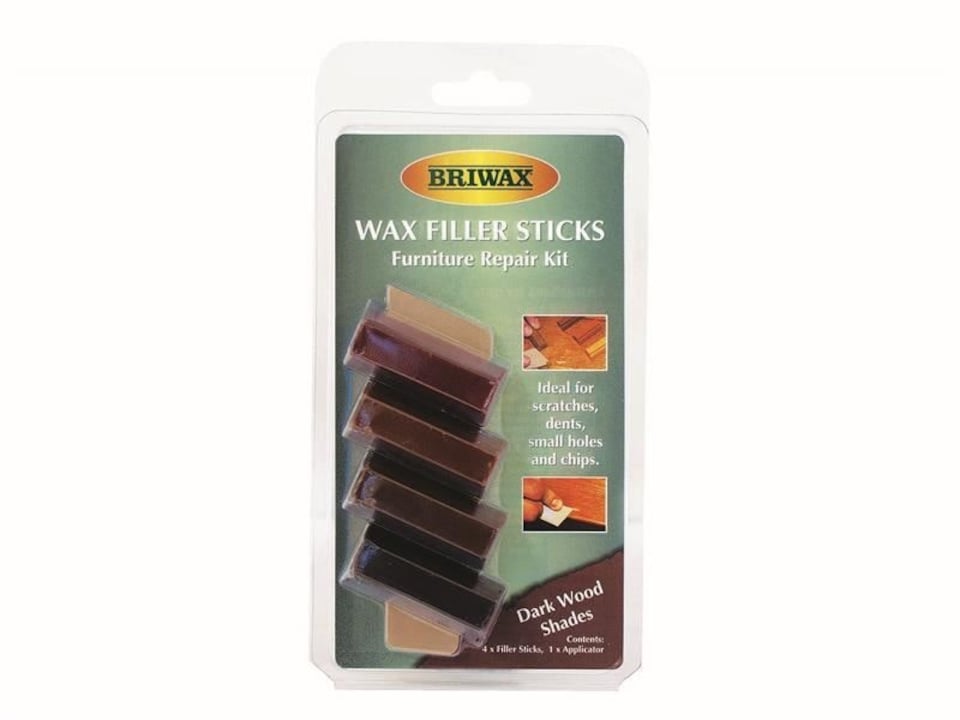 Briwax - Wax Filler Sticks Dark Wood Shades (Pack 4)