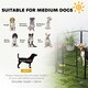 image 6 of PawHut Dog Playpen, 6 Panels Puppy Pen Dog Playpen, 80cm High, Grey