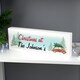 image 1 of Personalised Driving Home For Christmas Wooden Mantel Decoration