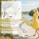 image 5 of AIYAPLAY 5 in 1 Foldable Kids Trike, Toddler Tricycle for 1-3 Years, Cream White