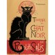 image 1 of Salis French Vintage Advert Chat Noir Cabaret Black Cat Large Wall Art Print 18x24 Inch | Multi