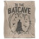 image 1 of Batman To The Batcave Blanket - Multicoloured - One Size
