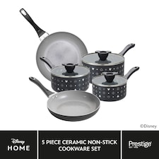 Prestige Disney Monochrome Mickey Mouse Cookware Set - 5 Pieces