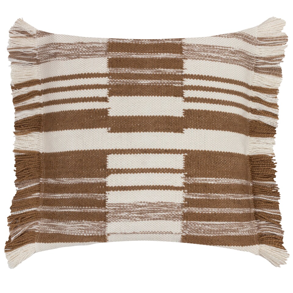 image 1 of Yard Torode Woven Cushion, Baked Earth, 45 x 45cm