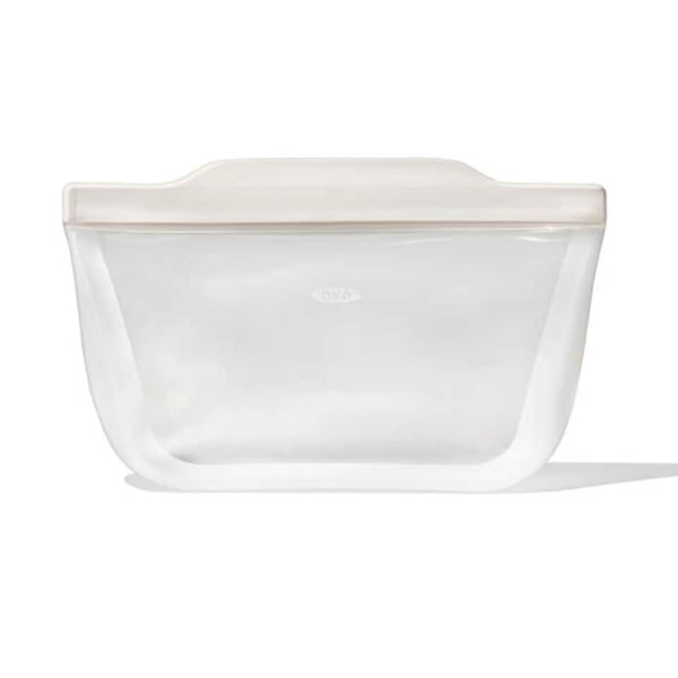 image 1 of OXO Good Grips Silicone 946ml Oat Stand-Up Quart Reusable Bag
