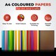 image 2 of Pack of 100 A4 Coloured Paper 75gsm Sheets | Pink | Fluorescent Pink | A4 | 1