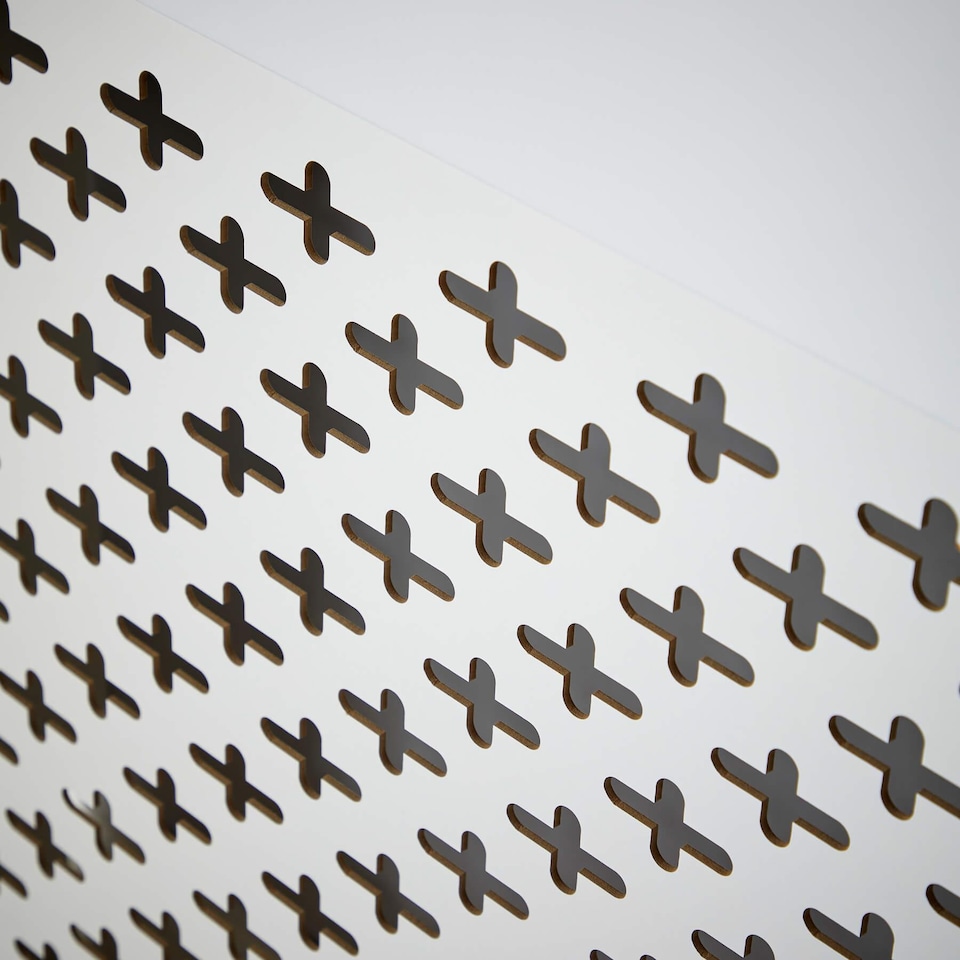 image 1 of Small Radiator Cover MDF Wooden Home Decorative Modern Design | White