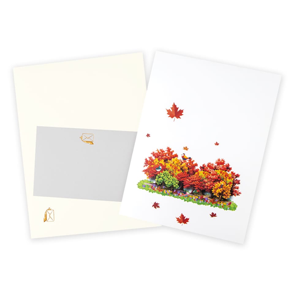 image 1 of Majestic Maple Autumn 3D Pop Up Greeting Card
