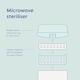 image 7 of MAM Microwave Natural Cleaning Steam Baby Bottle Steriliser Grey
