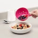 image 2 of Zeal Berry Colander Cup, Melamine Fruit and Berry Strainer, Neon Pink