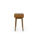 image 5 of Cherry Ash Writing Desk with 2 Drawers Brown