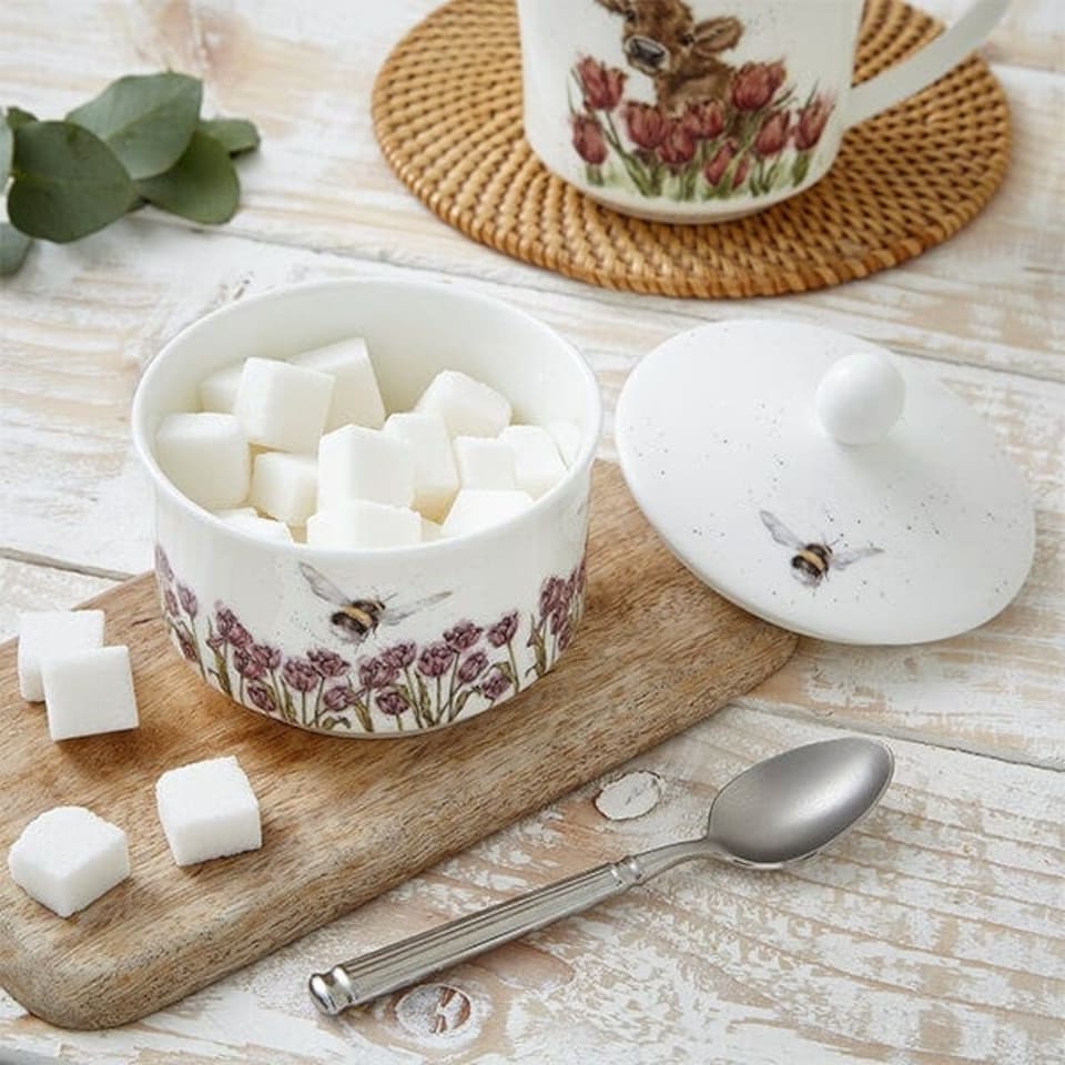 image 1 of Wrendale Designs 'Flight Of The Bumble' Bee Covered Sugar Pot