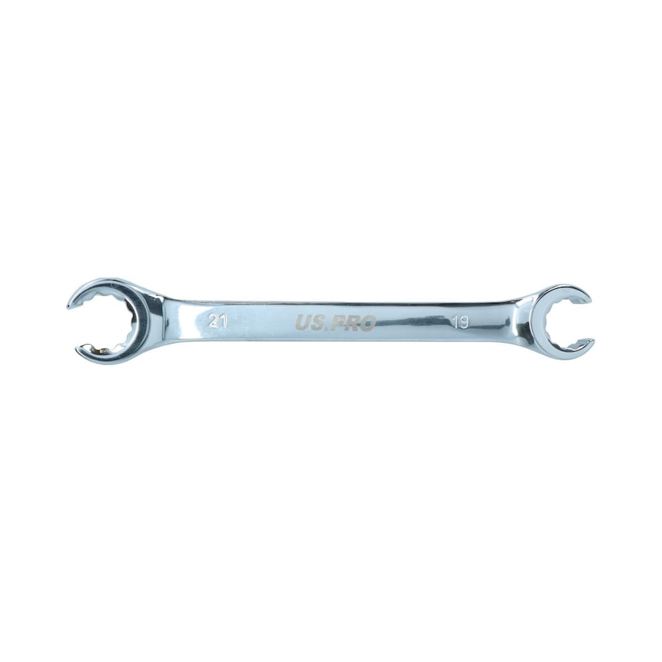 image 1 of 19 + 21mm Combination Flare Nut Spanner Wrench 225mm Chrome Vanadium Steel