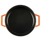 image 4 of Cooks Professional Cast Iron Casserole 28cm Shallow | 4.3L Capacity | Enamelled Inside & Out | Graduated Orange