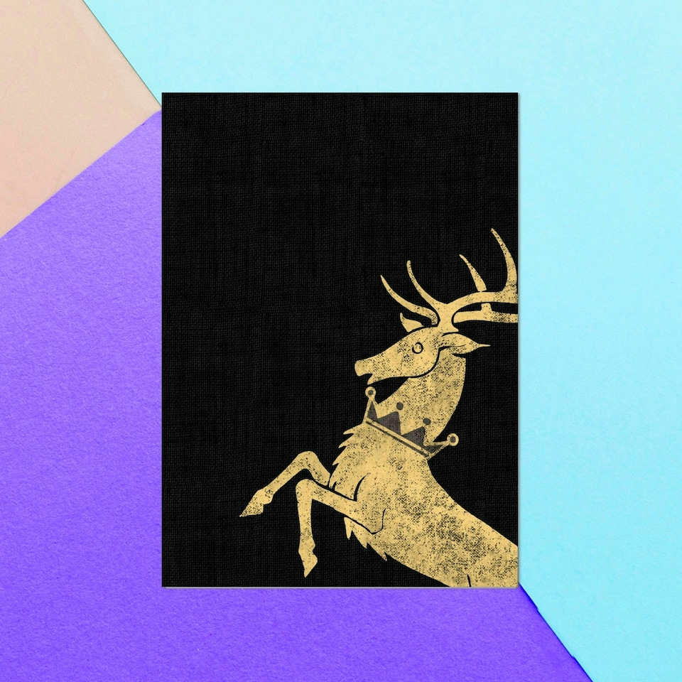 Official Game of Thrones House Baratheon Greetings Card