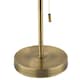 image 8 of Traditional and Classic Table Lamp Base in Antique Brass with Pull Cord Switch | Gold