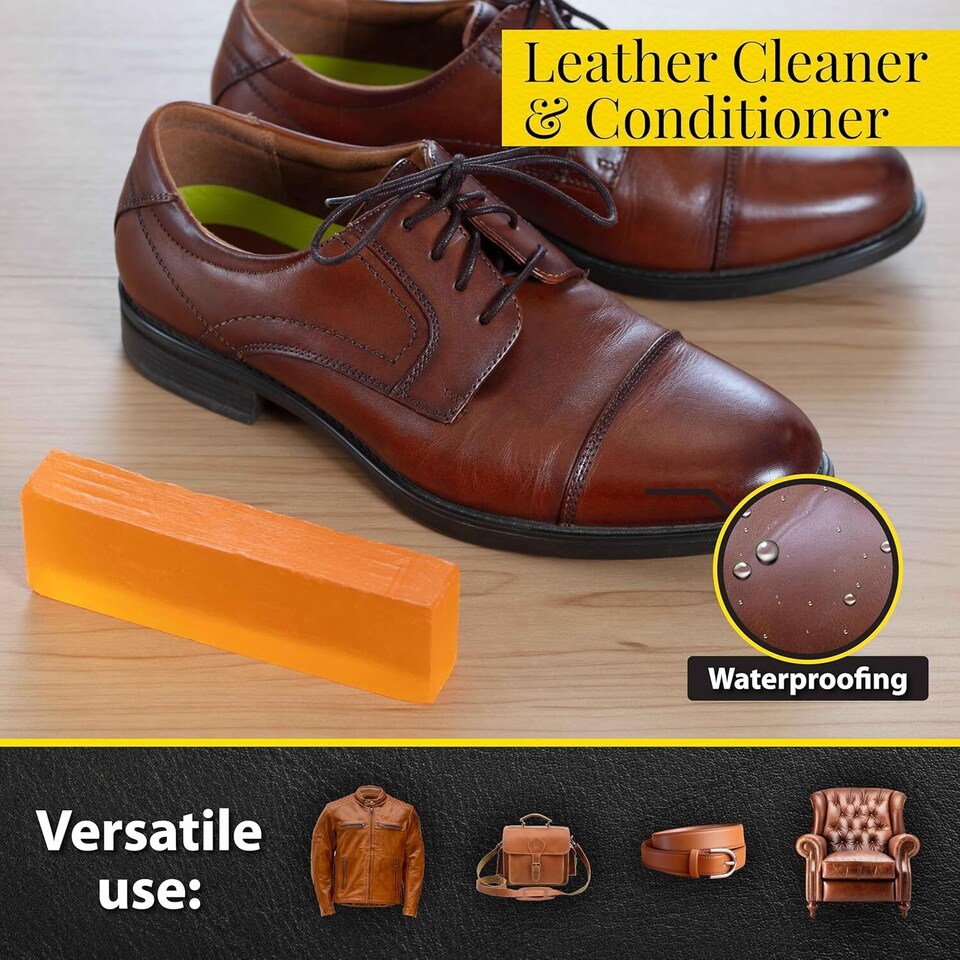 image 1 of Fiebing's Glycerine Soap Bars - Pure Leather Cleaner 7oz | Clear