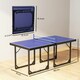 image 7 of HOMCOM Tennis Table Ping Pong Foldable with Net Game Steel 183cm Indoor, Blue