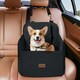 image 10 of Skylos Dog Booster Car Seat Black Portable Travel Carrier Bed for Pet | Black | Black | One Size