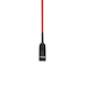 image 3 of Shires Plain Leather Horse Dressage Whip - Red - 26.5in