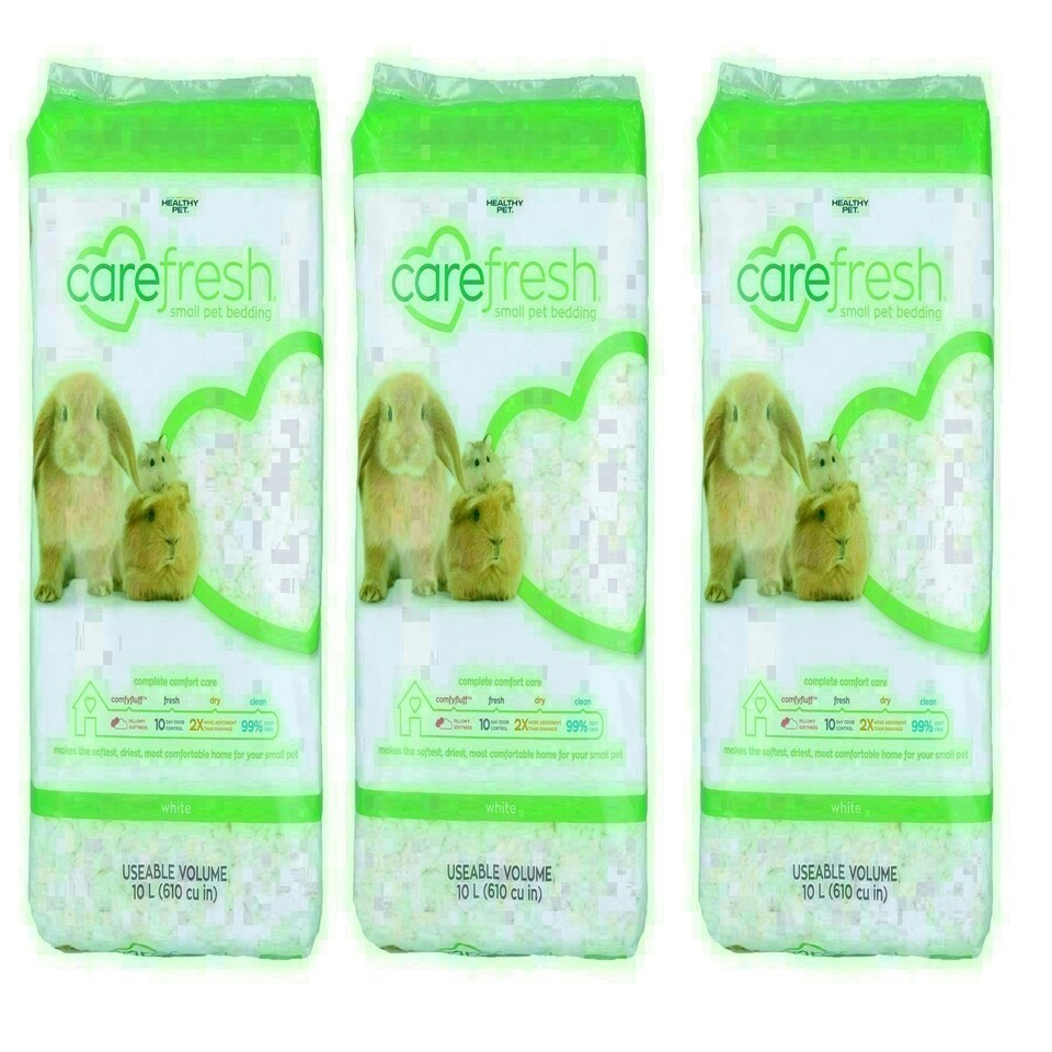 image 1 of 3PK Ultra White10L Quality Pet Small Animal Bedding 99% Dust Free
