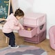 image 2 of HOMCOM Kids Storage Units with Drawers Chest Dresser Tower | Pink | 37cm x 37cm x 56.5cm