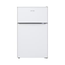HYE 86L Under Counter Fridge Freezer, Freestanding, 49cm, White - RF01UCFF85W13