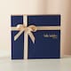 image 6 of Silk Addict 100% Mulberry Gift Set - Navy