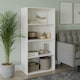 image 5 of Wide 4-Tier Bookcase Black | Unit Colour: Black