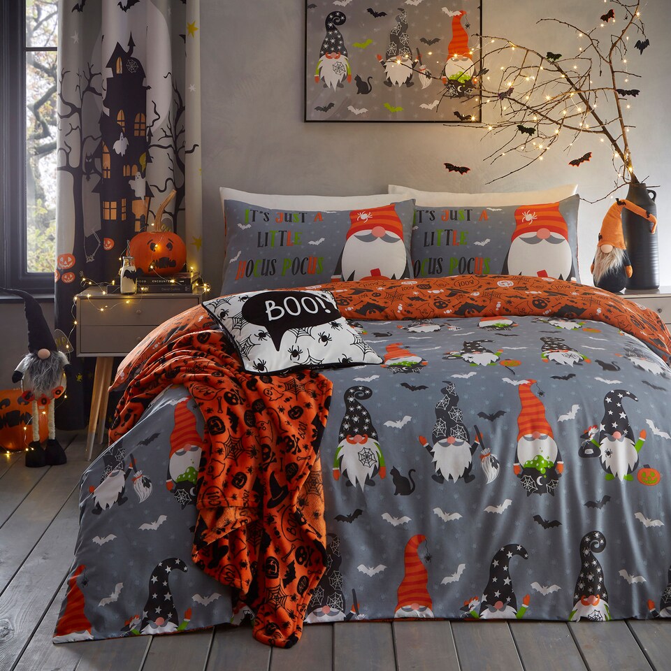 image 1 of Bedlam Scary Gonks Duvet Cover Set Grey