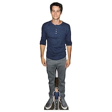 Dylan O'Brien Blue Shirt Lifesize Cardboard Cutout 181cm