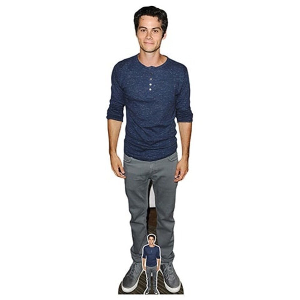 Dylan O'Brien Blue Shirt Lifesize Cardboard Cutout 181cm