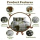 image 5 of Hector The Highland Duvet Cover Set Reversible Polycotton Beddings Multi | Single