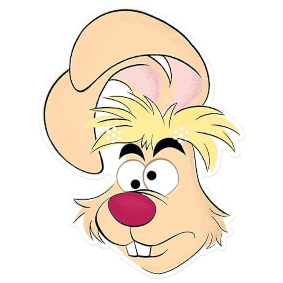 March Hare Disney Alice in Wonderland Cardboard Face Mask