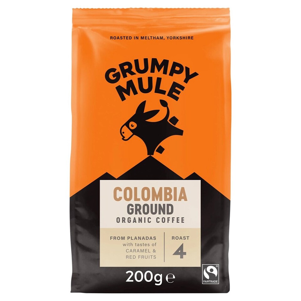 Organic Colombia Ground Coffee 200g (Grumpy Mule)
