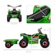 image 5 of HOMCOM Electric Quad Bike, 6V Kids Ride On All-Terrain with Back Trailer for Ages 18-36 Months - Green