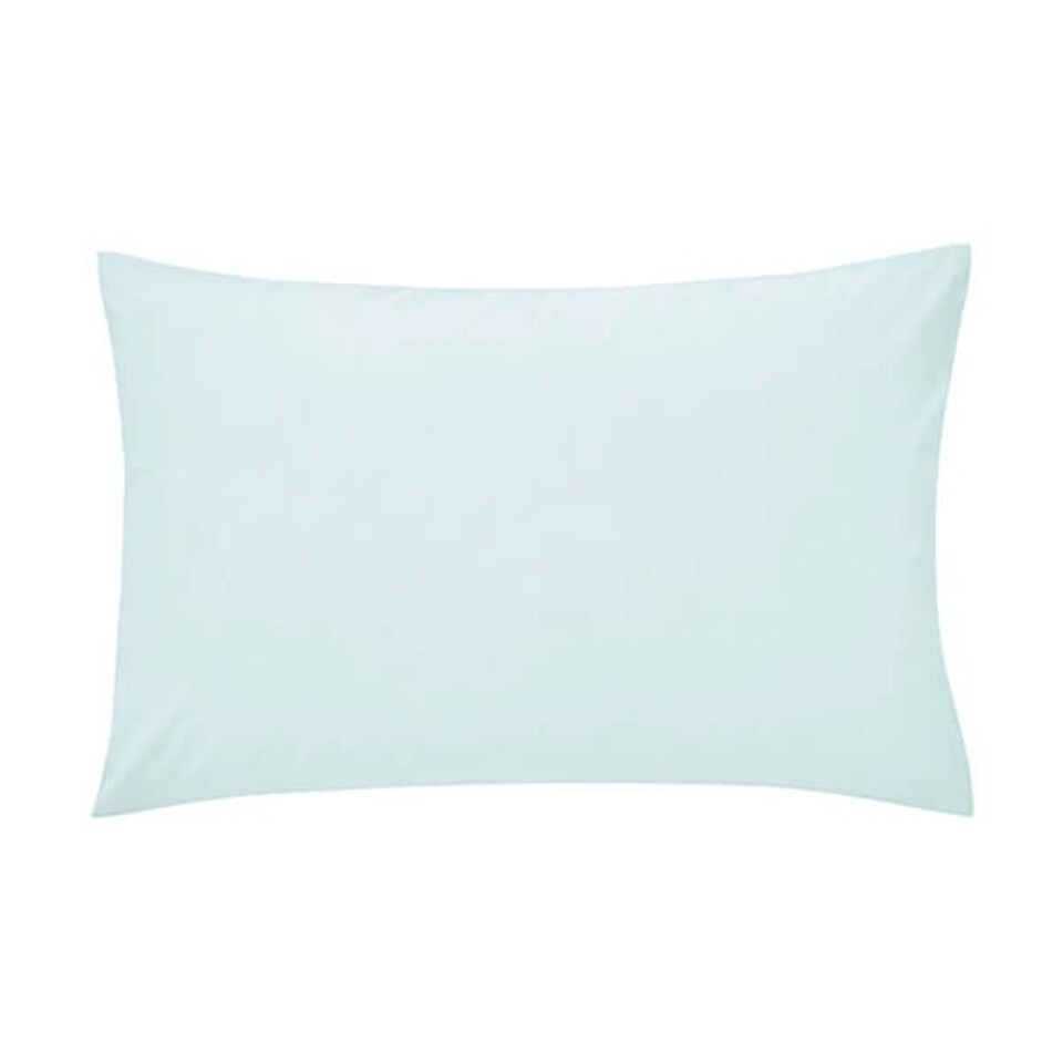 Helena Springfield Plain Dye Housewife Pillowcase Duck Egg