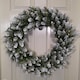 image 10 of 60cm Snow Tipped Christmas Wreath with 50 Warm White LEDs and 160 Bullet Tips