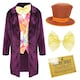 image 1 of Factory Boss Costume & Golden Ticket Purple | XL