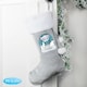 image 5 of Personalised Christmas Tiny Tatty Teddy Silver Grey Stocking