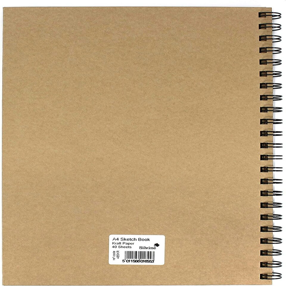 image 1 of A4 40 Pages Twin Wire Kraft Sketch Book