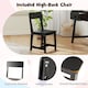 image 9 of COSTWAY Kids Desk and Chair Set with Drawer Black