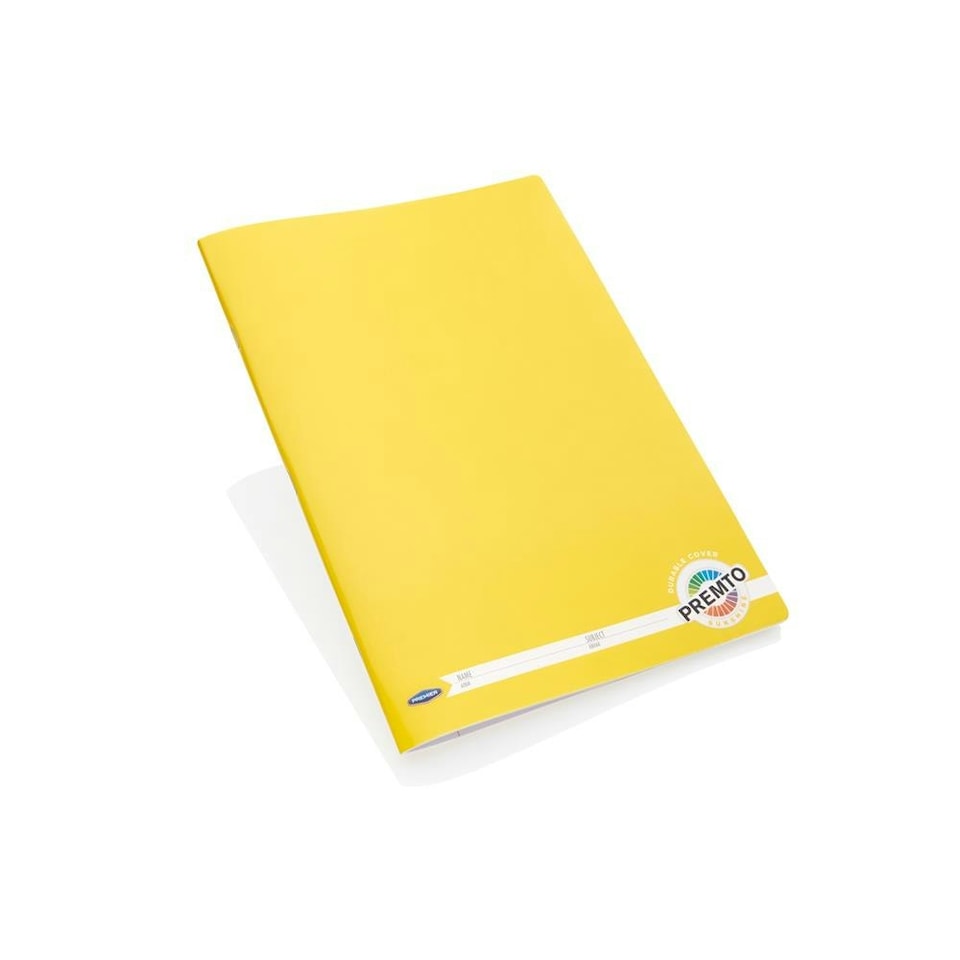 image 1 of A4 120 Pages Sunshine Yellow Durable Cover Manuscript Book by Premto