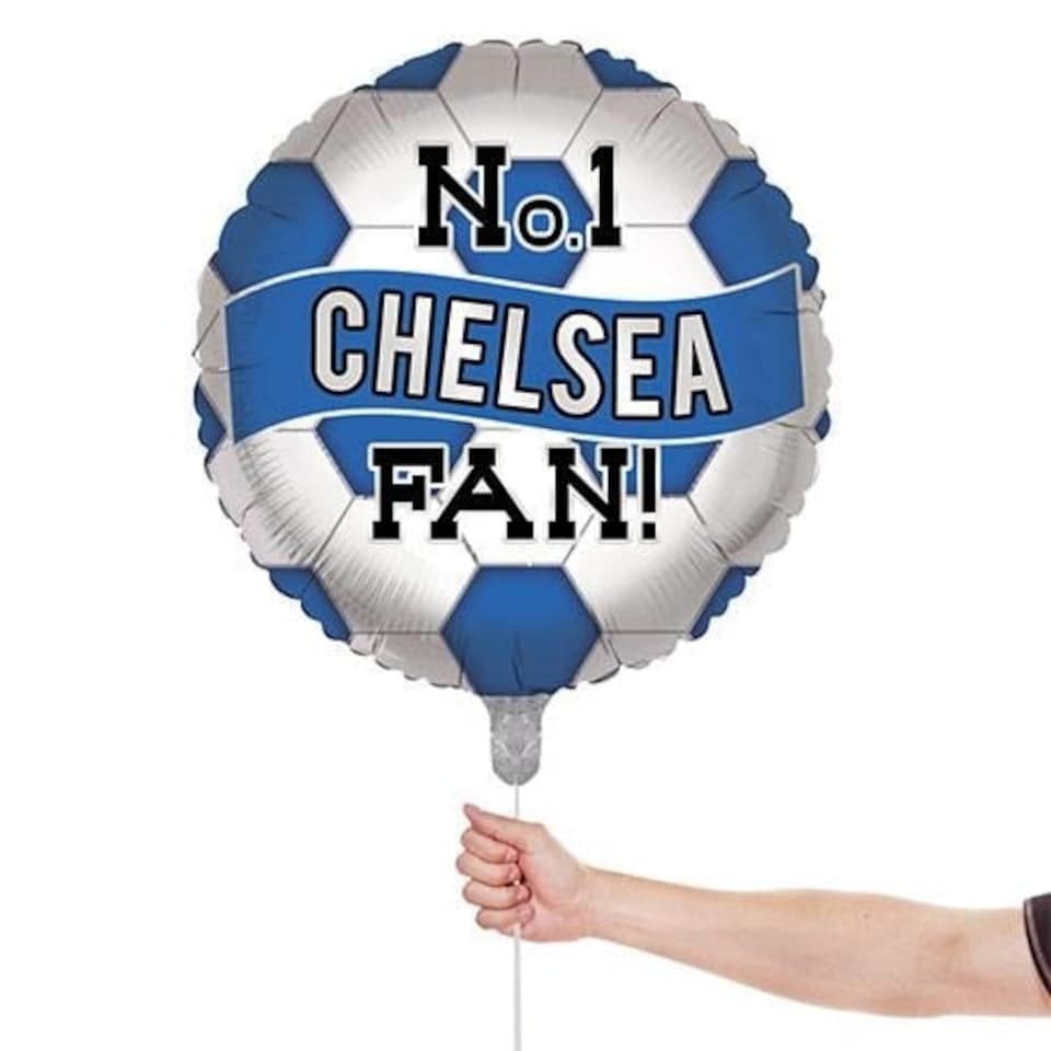 image 1 of No. 1 Chelsea Fan Football Round Foil Helium Balloon 46cm / 18 in | Blue
