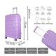 image 7 of Large Suitcase 28’ Inch Hard Shell Check In Luggage - Lightweight & Durable, USB Charging Port, Secure TSA Lock, Dual Spinner Wheels