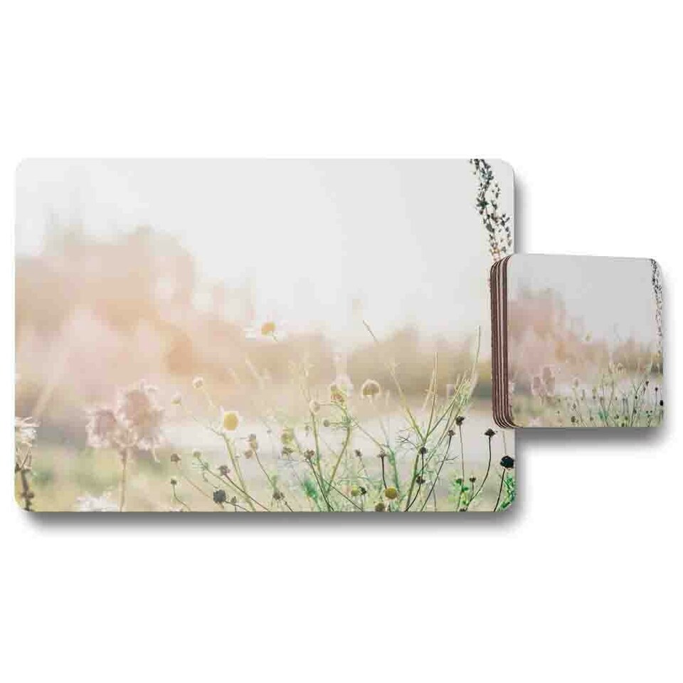 Wild Daisies Placemat & Coaster Set