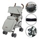image 1 of Discovery Prime Pushchair - 6 Months to 22kg (Approx. 4 Years*), Lightweight & Compact, UPF 50+ Hood, Buggy Organiser, Storage Bag & Rain Cover (Silver/Grey)